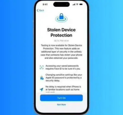 本号镇苹果授权维修店分享被盗设备保护功能开启方法 