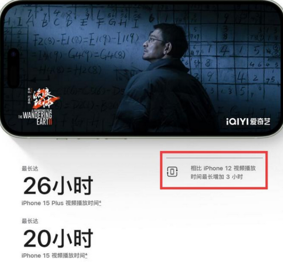 本号镇苹果15换电池网点分享iPhone15电池容量是多少 
